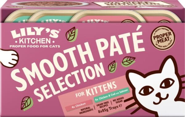 Lilys Kitchen Cat Patè Kittens Multipack 8x85g