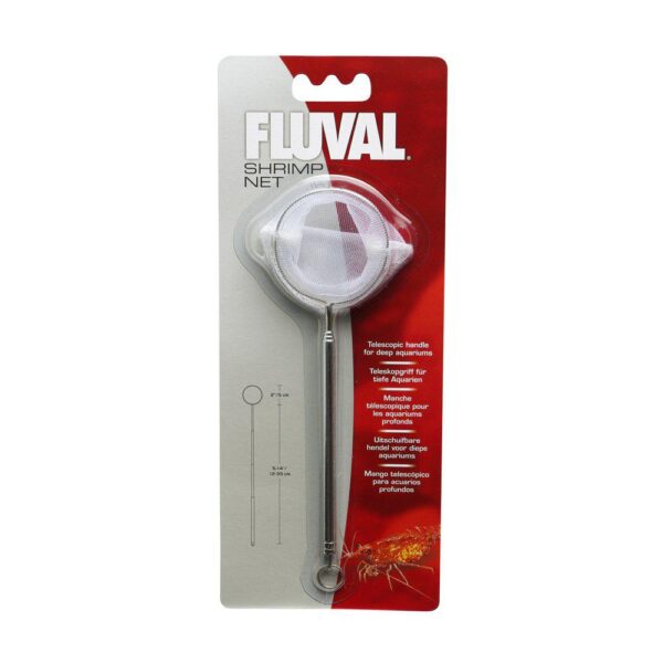 Fluval Håv Nanon m/teleskop skaft 5cmx12-35cm