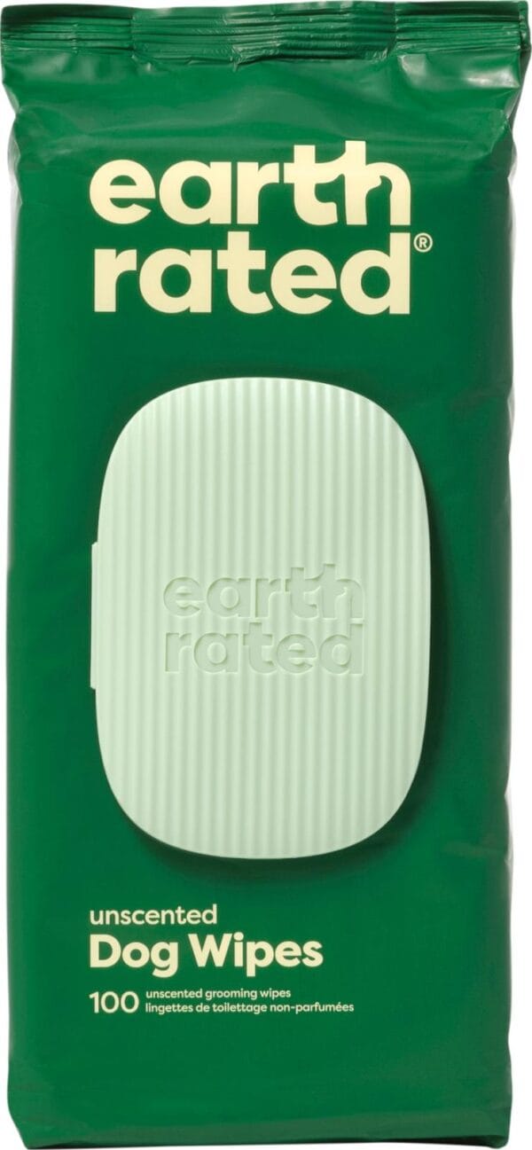 Earth Rated 100 wipes unscented 20x20cm