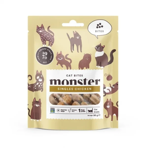 Monster Cat Bites Chicken 50g