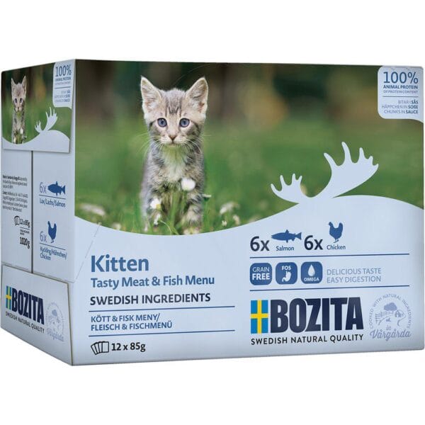 Bozita Feline Kitten Multiboks 85gx12stk