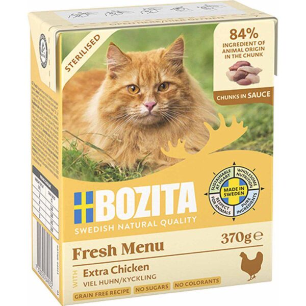 Bozita Cat Sterilised Extra Chicken in Sauce 370g