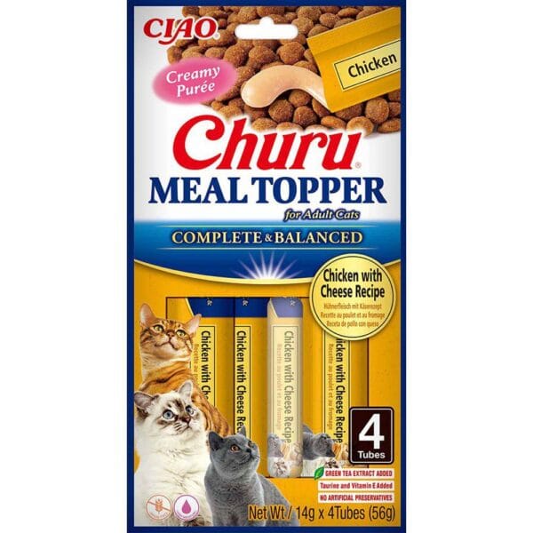 Churu Cat Meal Topper Chicken/cheese 4stk