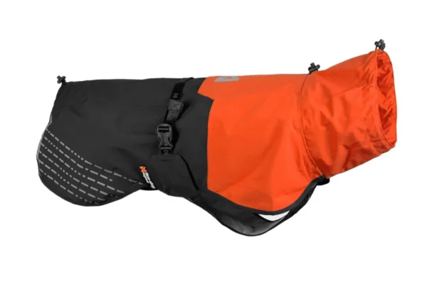 Non-Stop Dogwear Fjord Raincoat svart/oransje str.55