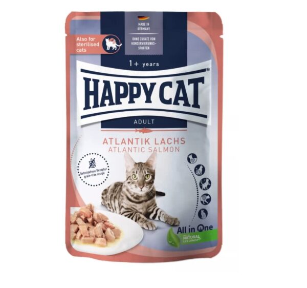 Happy Cat Pouches Culinary Adult m/atlantic laks 85g