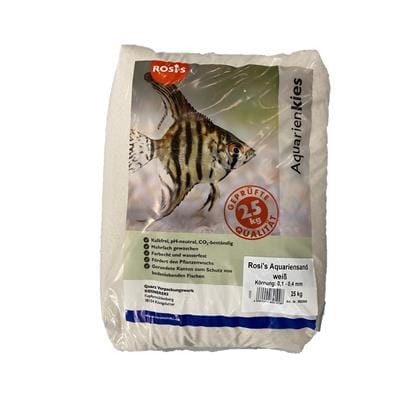 Cichlidesand 0,1-0,4mm hvit 25kg