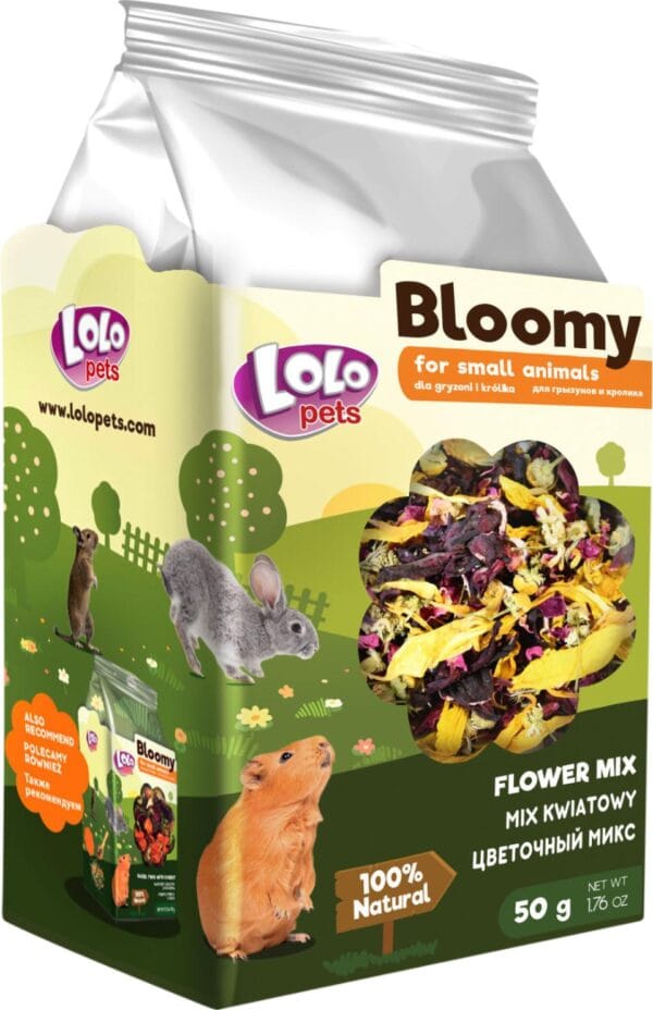 LoloPets Bloomy Blomstermix 50g