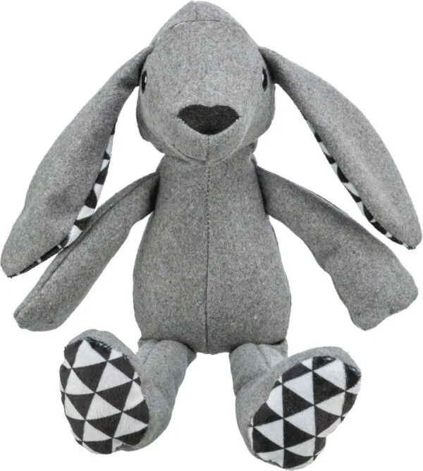 Hundeleke Kanin i stoff 39cm
