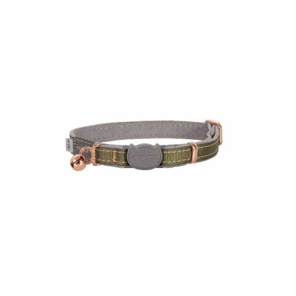 Rogz Urbancat Halsbånd Olivengrønn XS 8mmx16,5-23cm