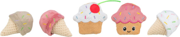Katteleke Ice Cream/Cupcake i plysj 7cm
