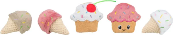 Katteleke Ice Cream/Cupcake i plysj 7cm