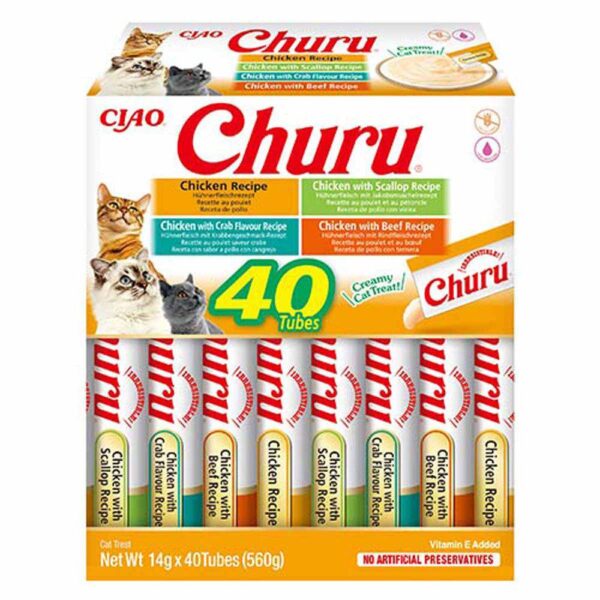 Churu Cat Chicken Varieties 40stk