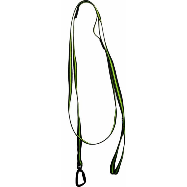 Alac Kobbel m/antigli limegrønn m/Twistlockkrok 20mmx250cm
