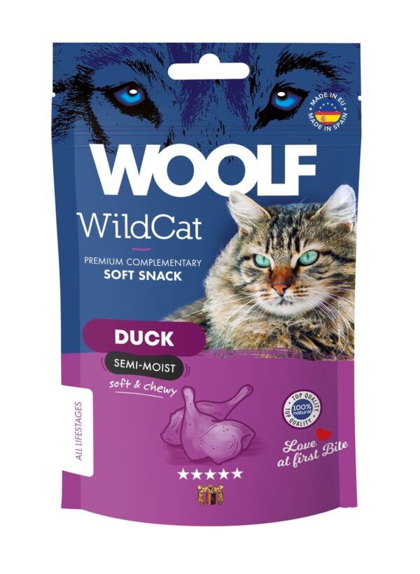 Woolf Wildcat Snacks Duck 50g