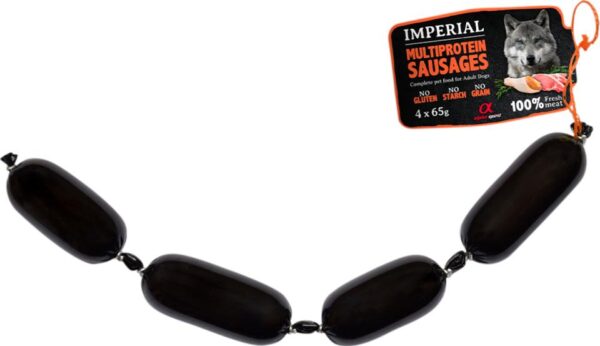 AlphaSpirit Pølser Imperial Multiprotein 4x65g