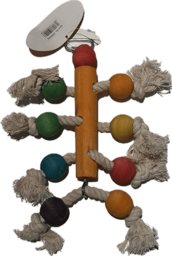 Fugleleke Pinne m/tau & trekuler 30cm