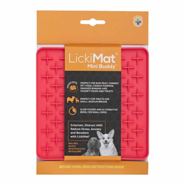 Lickimat Mini Buddy Rosa