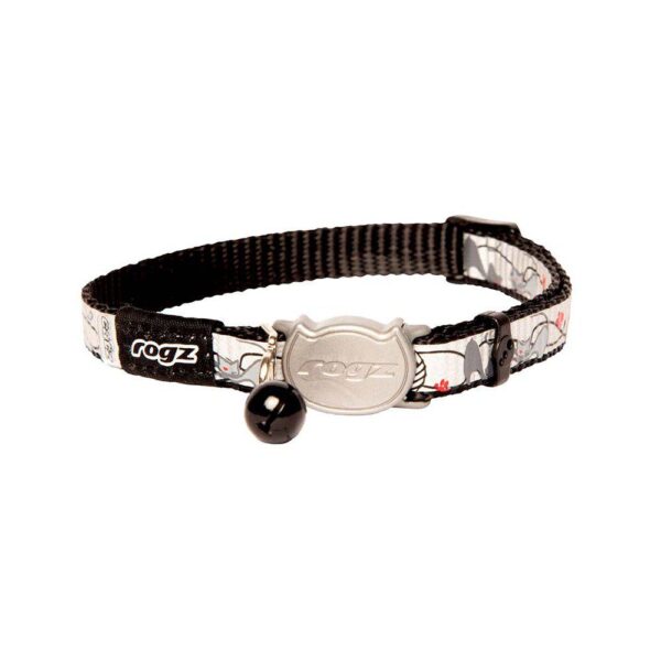 Rogz Reflectocat Halsbånd Svart S 11mmx20-31cm