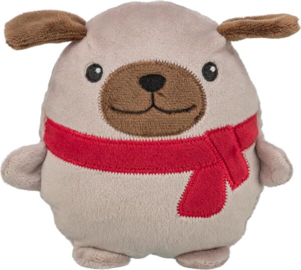 Juleleke Hund m/skjerf 16cm