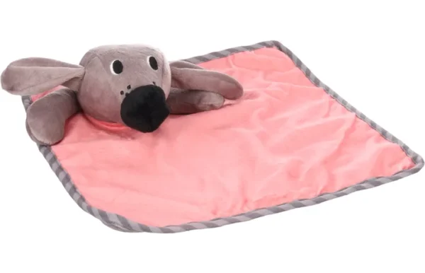 Flamingo Koseteppe Puppy rosa 29x29x7cm
