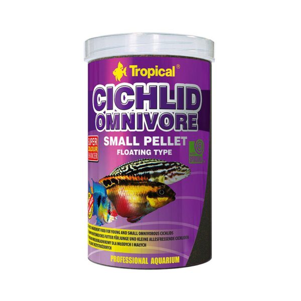 Tropical Cichlid Omnivore Small pellet 1L/360g
