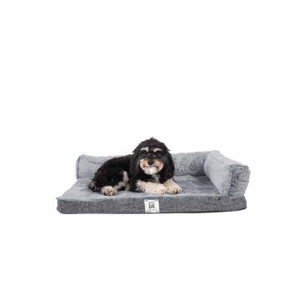 DogGoneSmart Hundeseng Chill Kuzzi Cool Grey 76x122cm