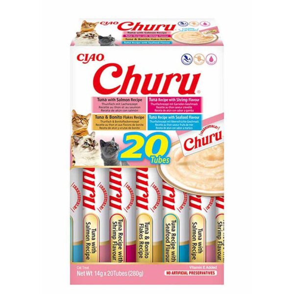 Churu Cat Seafood Varieties 20stk