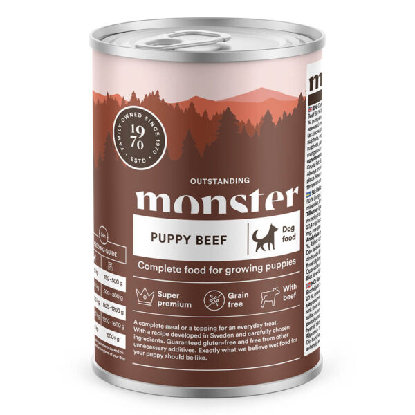 Monster Dog Puppy Beef boks 400g