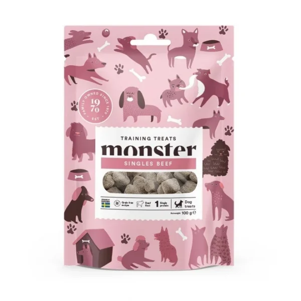 Monster Dog Training Treats Beef 100g
