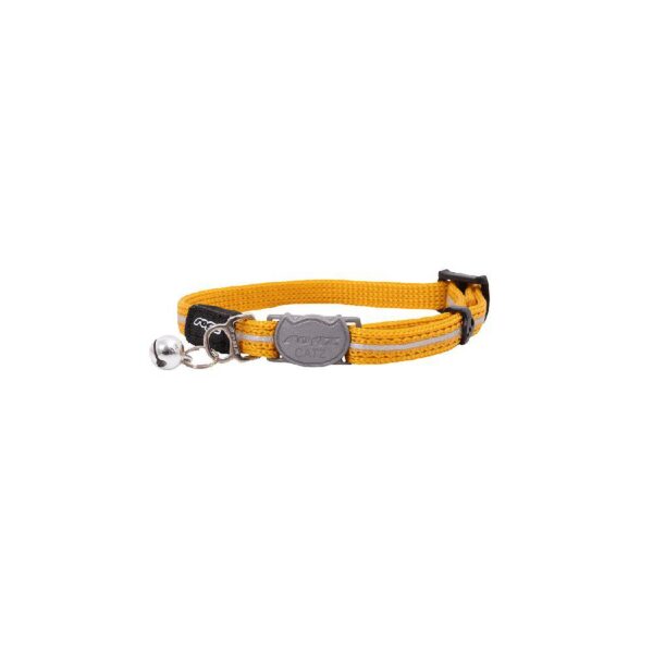 Rogz Alleycat Halsbånd Orange m/refleks XS 8mmx16,5-23cm