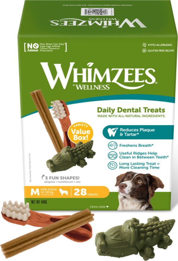 Whimzees Mixboks M 28 stk