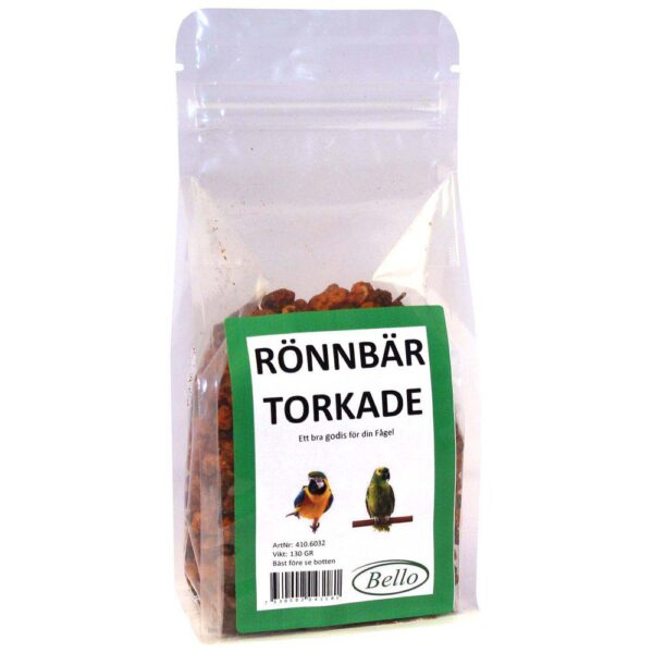 Tørkede rognebær 130 gram