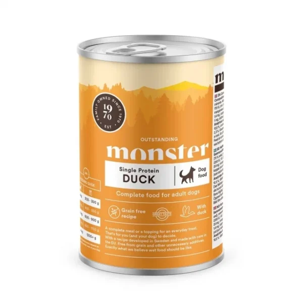 Monster Dog Adult Single Duck boks 400g