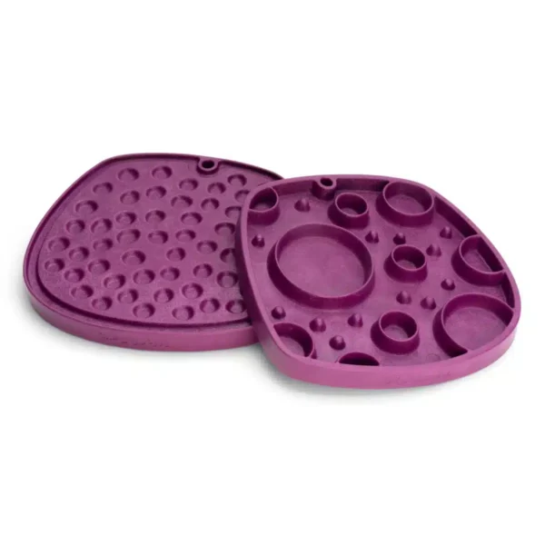 WestPaw Feast Mat Bubbles Tropic Red