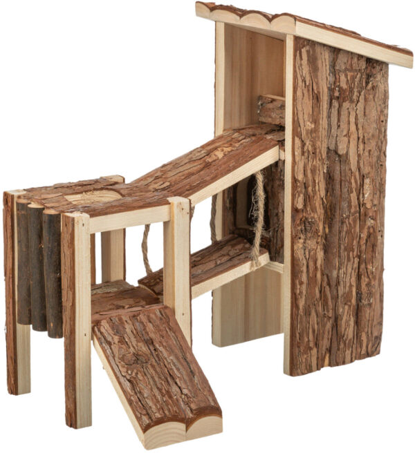 Hamsterleke Lekeplass Tjorven furu 32x19x29cm