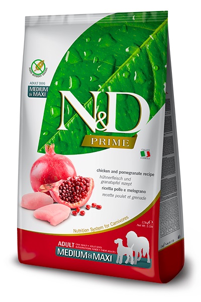 Farmina N&D Dog Prime Chicken & Pomegranate Adult Medium & Maxi 12kg