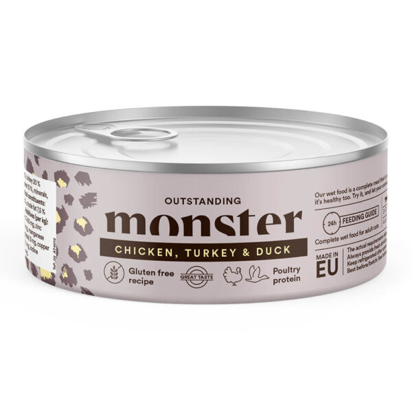 Monster Cat Adult Multi Chicken/Turkey/Duck boks 100g
