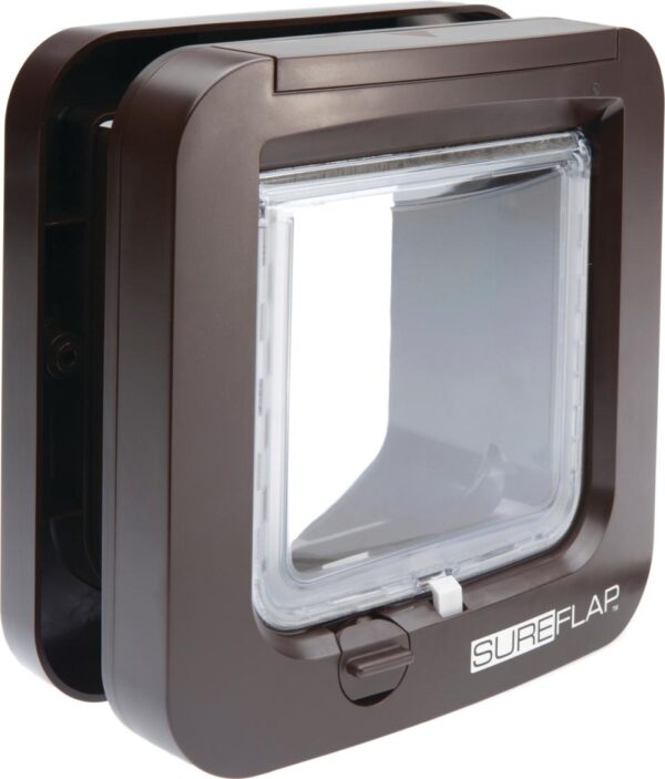 SureFlap Microchip Kattedør brun 21x21cm