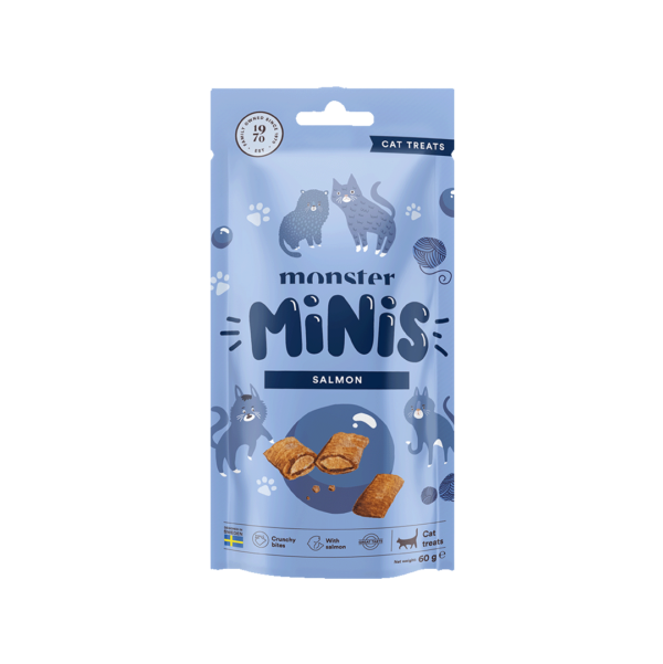 Monster Cat Minis Treats Salmon 60g