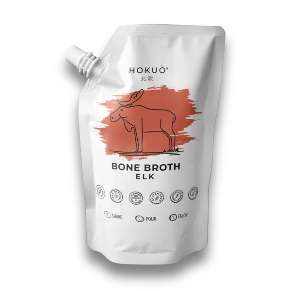 Hokuô™ Bone broth Smak av elg 400ml