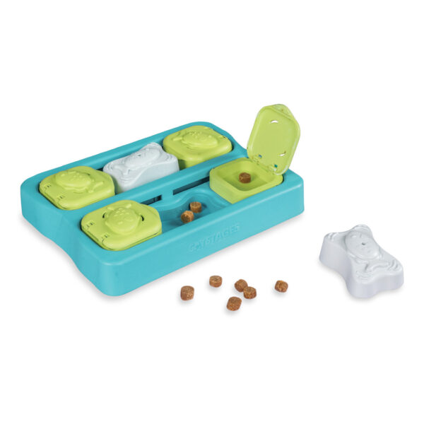 Nina Ottosson Catstages Kitty Cube Game Blue