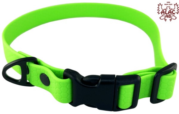 Alac Valpehalsbånd hexagon neongrønn 2x30-50cm