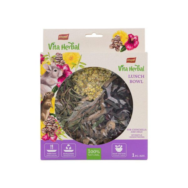 Vitaline Smakers LunchBowl chinchilla/degus