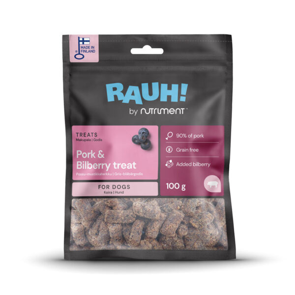 RAUH! Pork & Bilberry Treat 100g