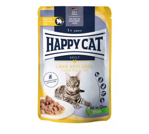 Happy Cat Pouches Culinary Adult m/kylling 85g