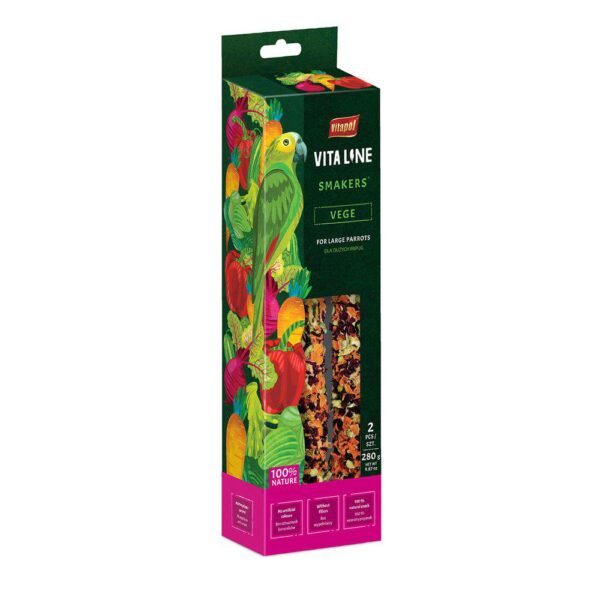Vitaline Smakers Vege store papegøyer 1pk