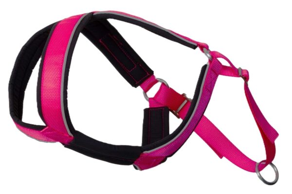 Huken Multisele kort stolpe neonrosa M