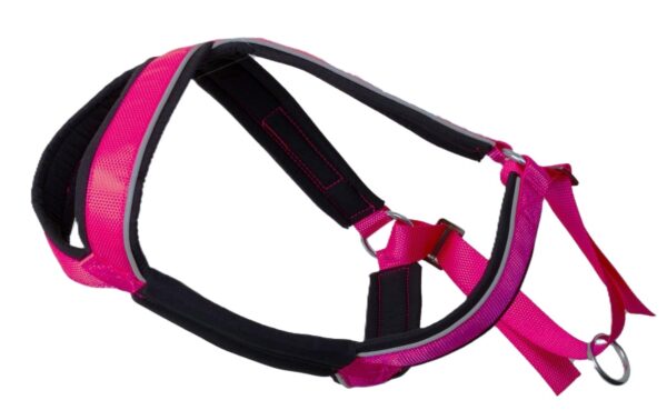Huken Multisele lang stolpe neonrosa XL