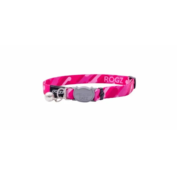 Rogz Fusioncat Geo Halsbånd Rosa S 20-31cm