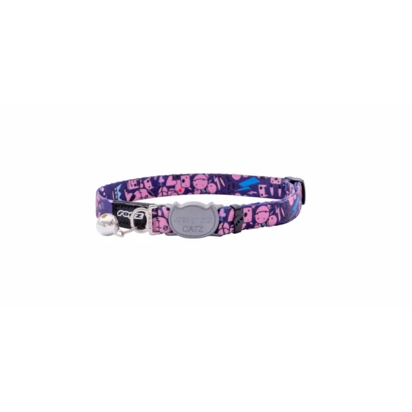 Rogz Fusioncat Hassie Halsbånd Lilla S 20-31cm